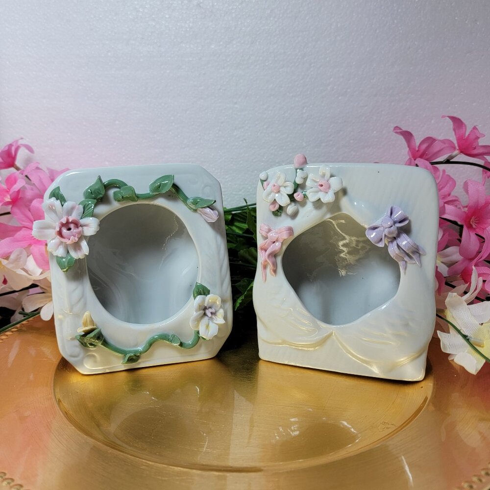 Vintage Porcelain Picture Frames
